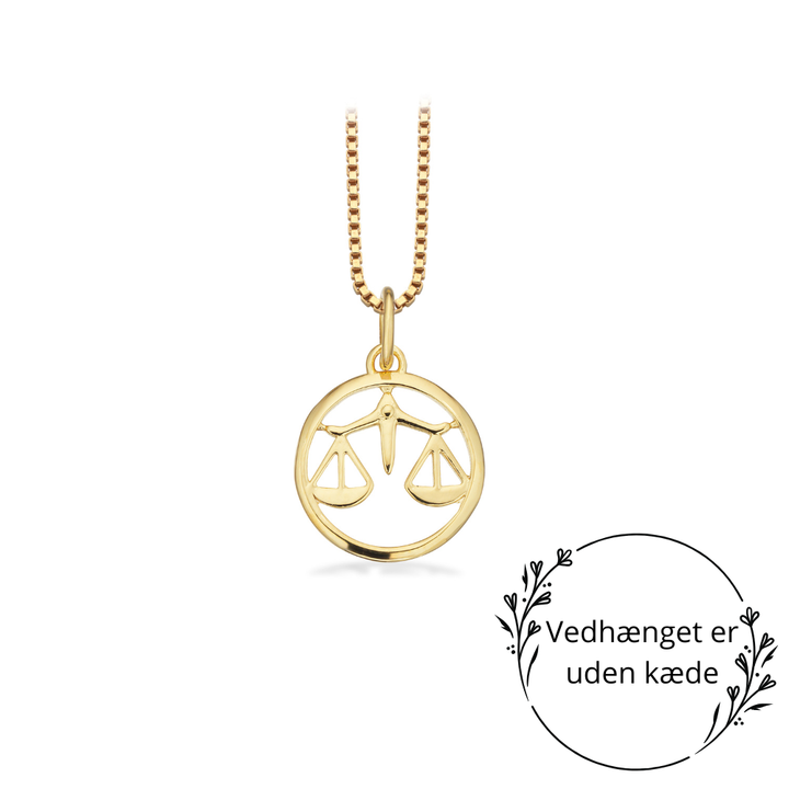 Scrouples - Guldbelagte stjernetegn vedhæng - Vælg variant - 3302fg