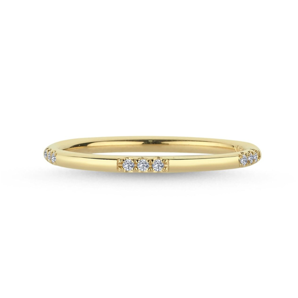 Nuran - Noelle 14 karat guld ring med 0,075ct diamanter - a30620075rg