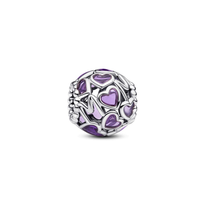Pandora - Flettet Mor charm med hjerter - 793772c01