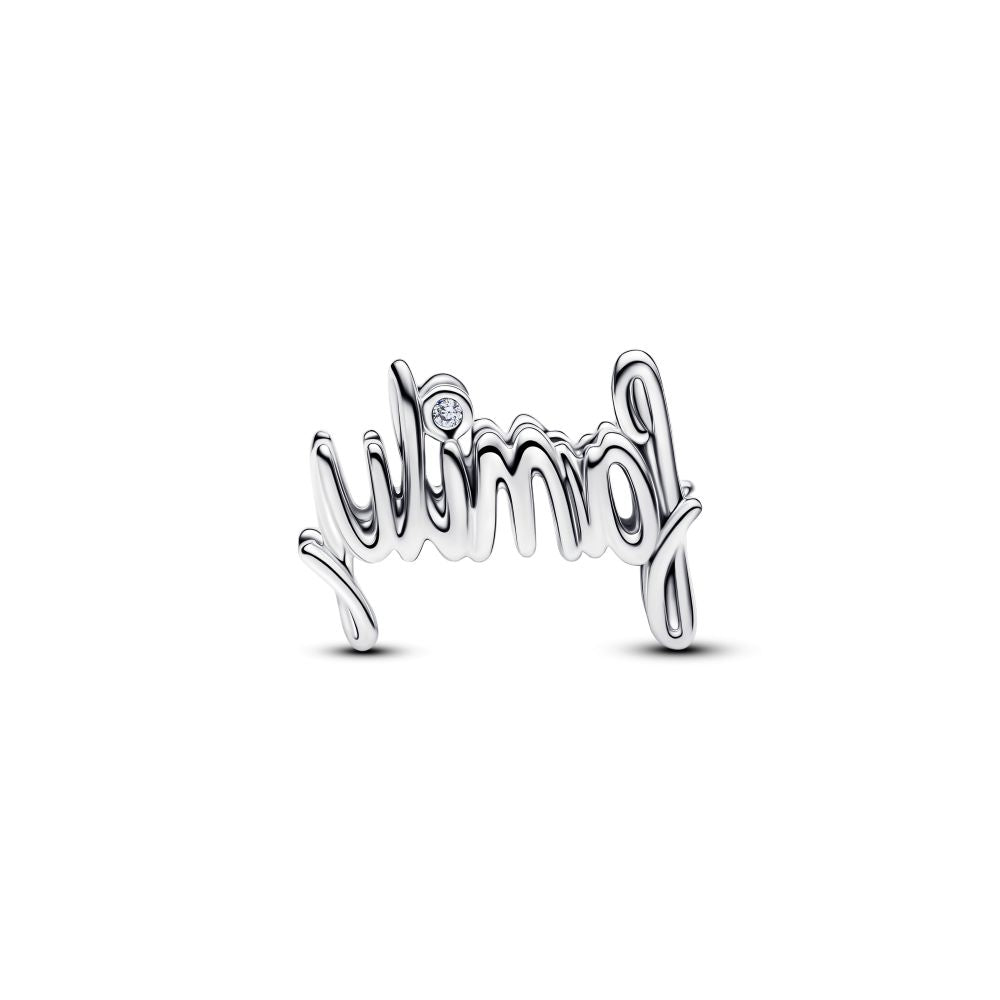 Pandora - Familie charm i sølv, håndskrevet - 794250c01