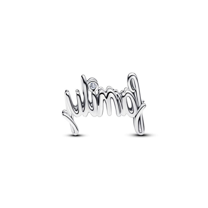 Pandora - Familie charm i sølv, håndskrevet - 794250c01