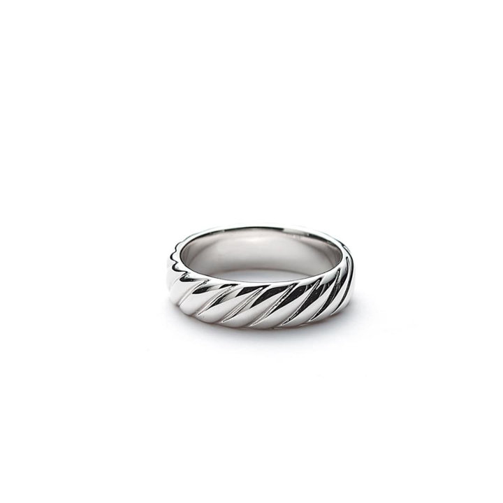 Alexander Lynggaard - Cable Band ring 6 mm i sølv - h10115