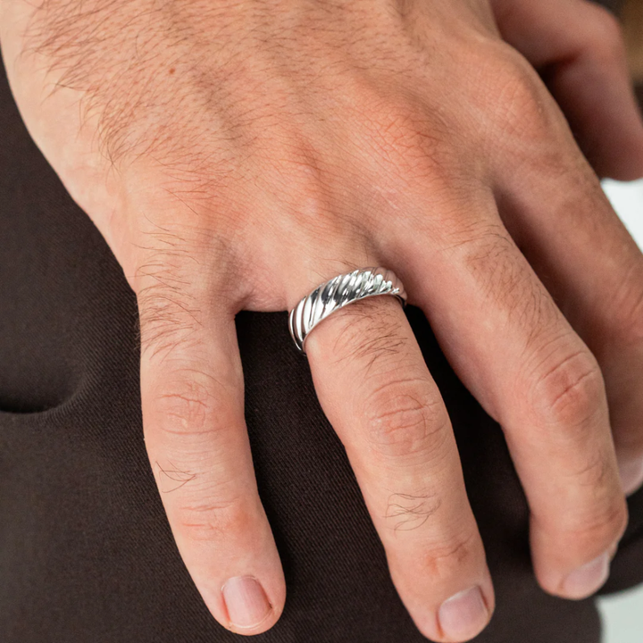 Alexander Lynggaard - Cable Band ring 6 mm i sølv - h10115