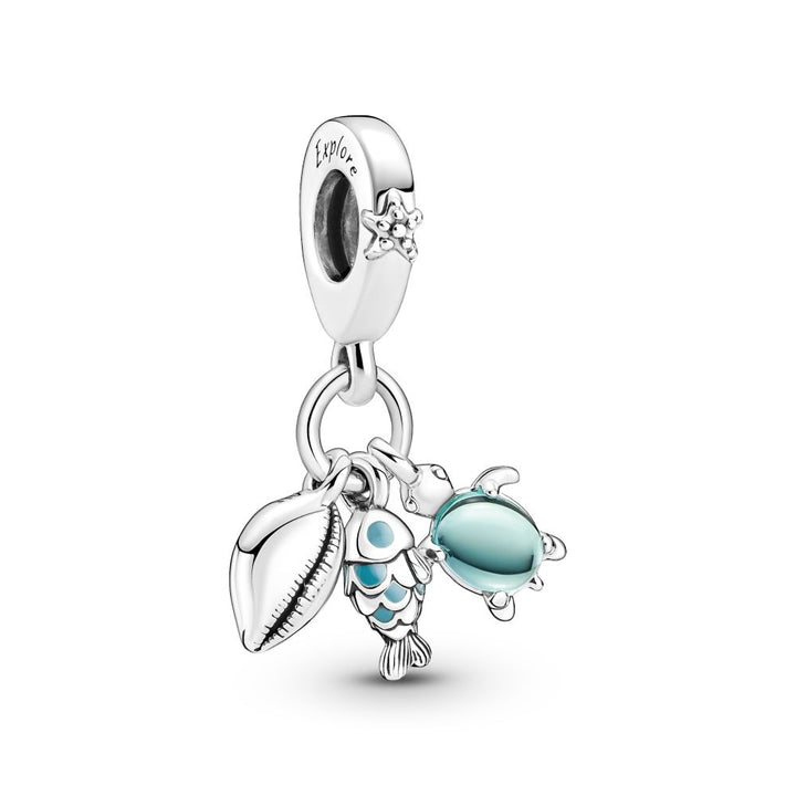Pandora - 3 delt hav charm i sølv - 791697c01