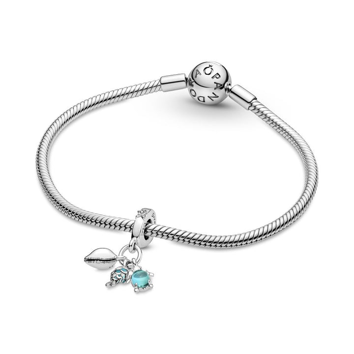 Pandora - 3 delt hav charm i sølv - 791697c01
