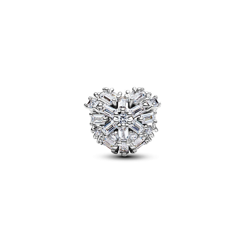 Pandora - Funklende hjerte charm i sølv - 794240c01