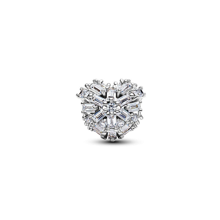 Pandora - Funklende hjerte charm i sølv - 794240c01