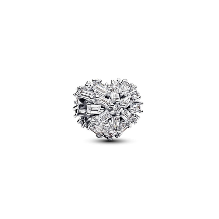 Pandora - Funklende hjerte charm i sølv - 794240c01