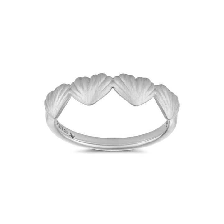 byBiehl - Just Love sølv ring med 4 hjerter - 5-4506-r