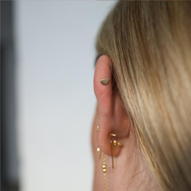 Nordahl - 14kt ørestik med diamant - 30140080500