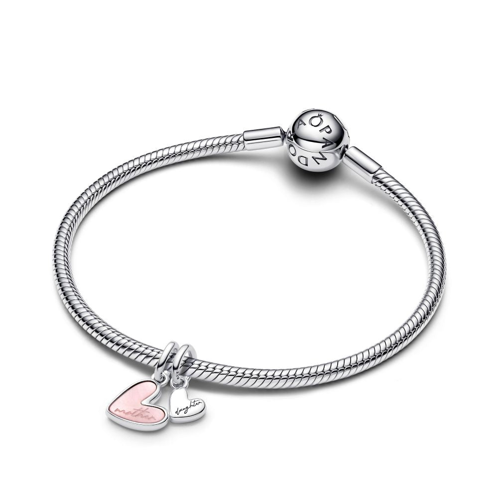 Pandora - Mor og Datter dobbelt charm i sølv og emalje - 793766c01