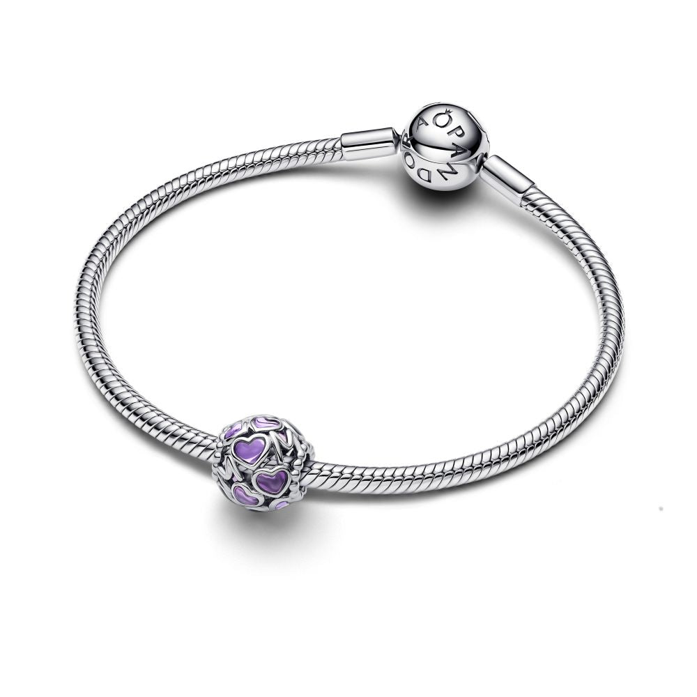 Pandora - Flettet Mor charm med hjerter - 793772c01