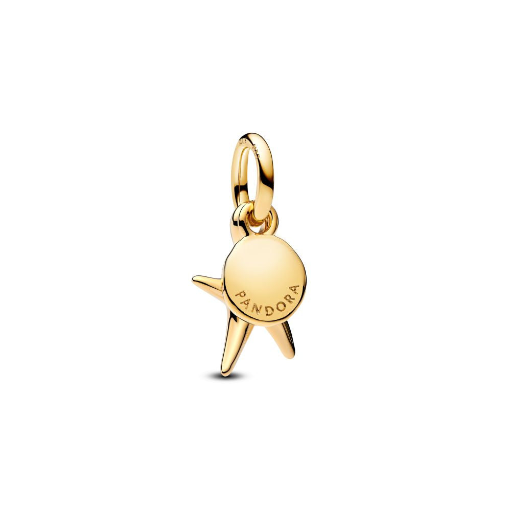 Pandora - Forgyldt Søstjerne charm med sten - 763892c01