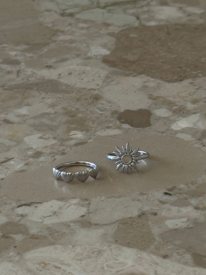 byBiehl - Sun Wild ring med sol på toppen i sølv - 5-4208-r
