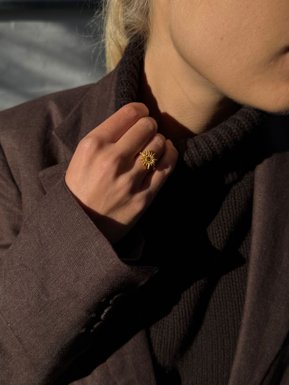 byBiehl - Sun Wild ring i forgyld sølv - 5-4208-gp