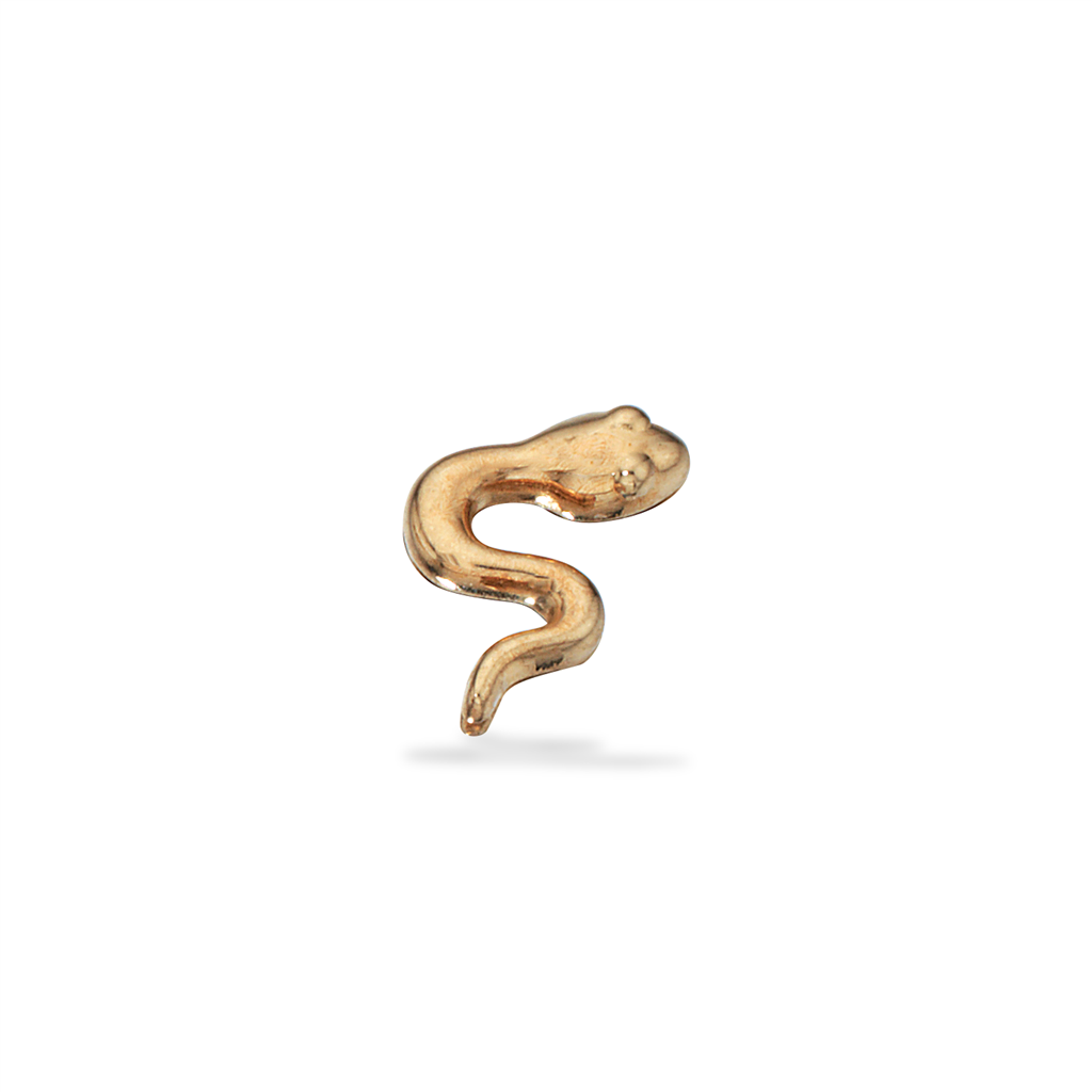 Scrouples - Guld ørering som slange - 120863