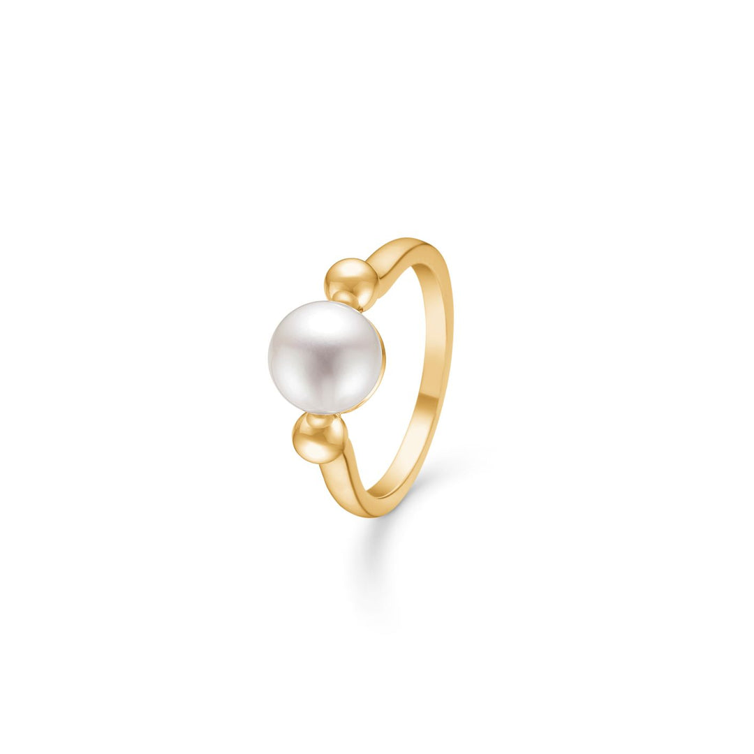 Eclipse ring i guld med perle-1543063