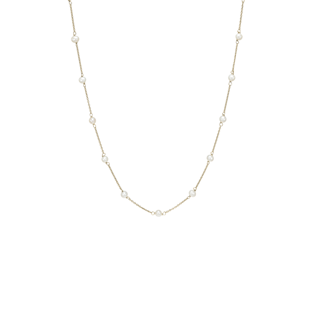 Aagaard - 8 karat guld halskæde med ferskvandsperler - 1680-g8-48-45