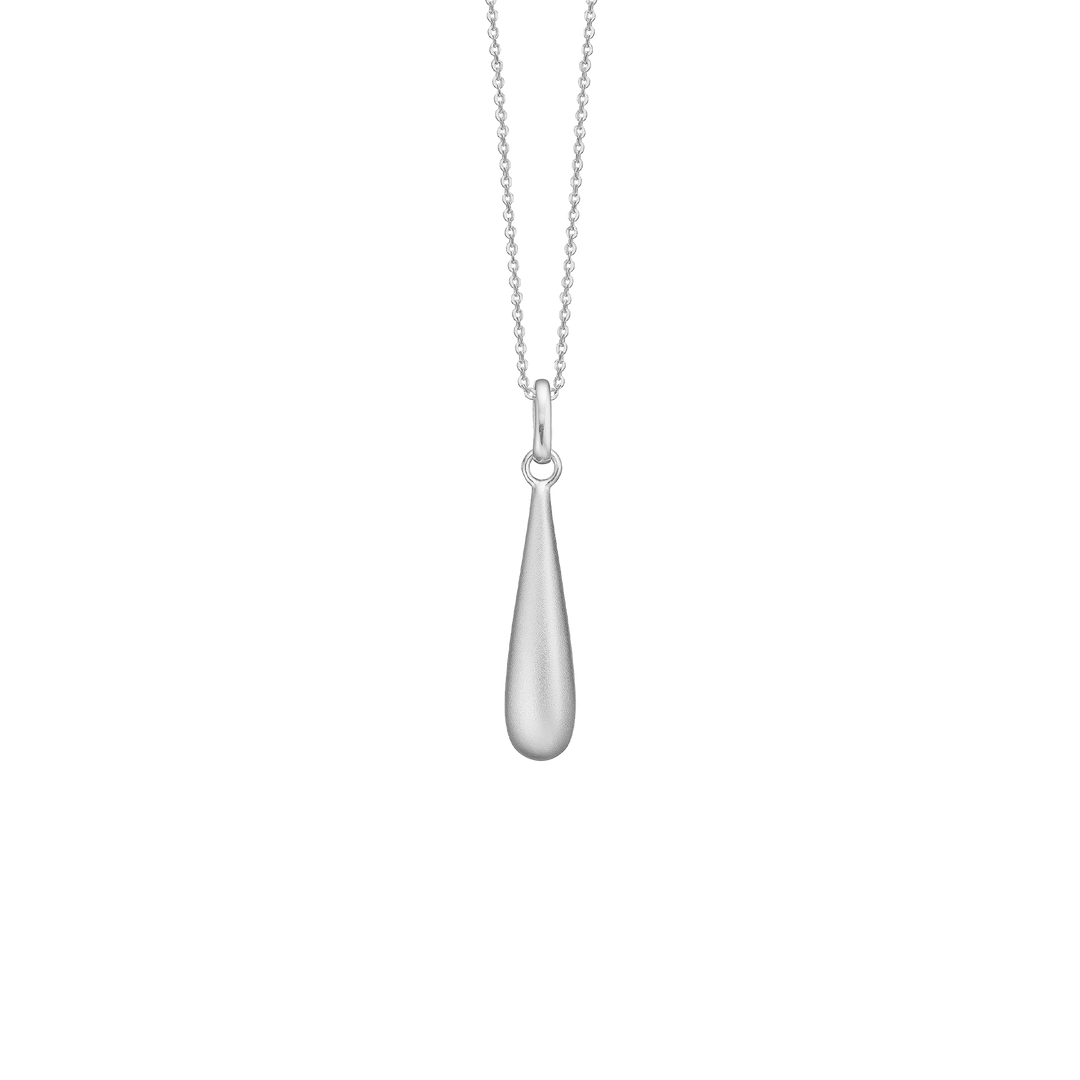 Aagaard - Sølv halskæde med dråbe vedhæng - 1680-s-s69-45