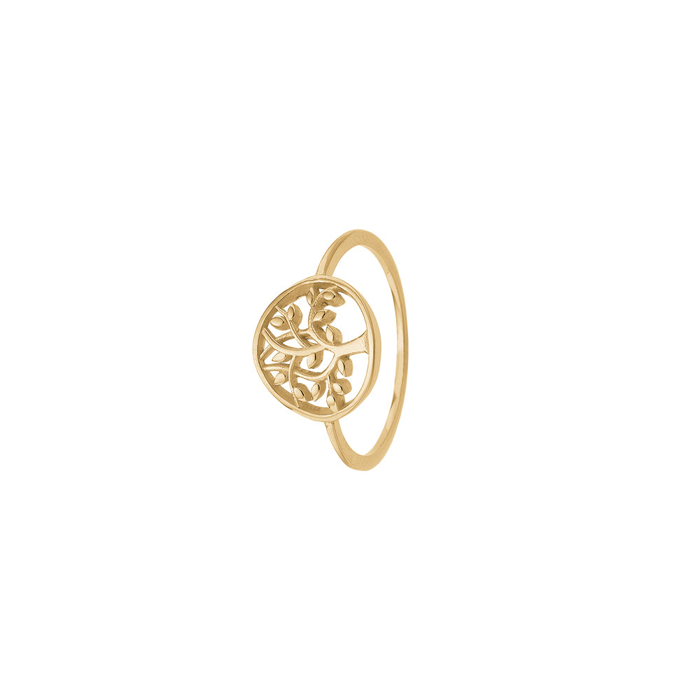 Aagaard - Livstræ ring i 8 kt. guld - 1800-g8-19