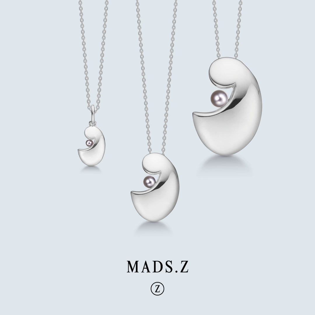 Mads Z - Mor og Barn sølv halskæde - 2123062