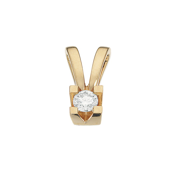 Scrouples - Kleopatra guld vedhæng med 0,10ct diamant