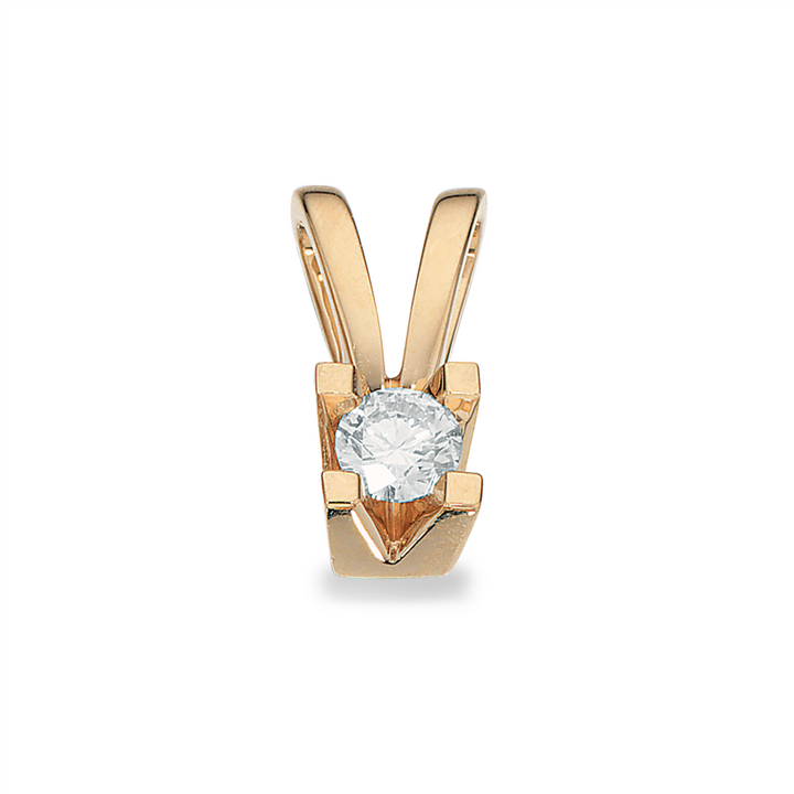 Scrouples - Kleopatra guld vedhæng med 0,15ct diamant