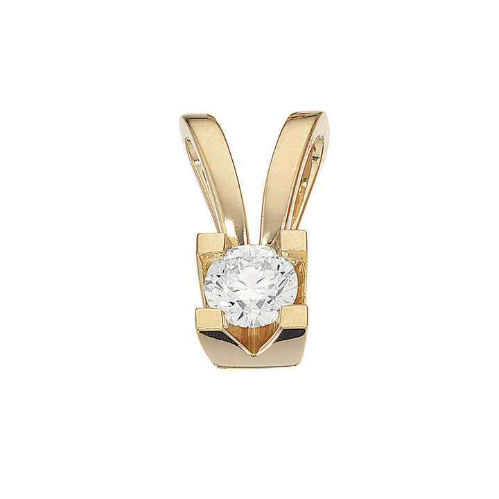 Scrouples - Kleopatra guld vedhæng med 0,20ct diamant