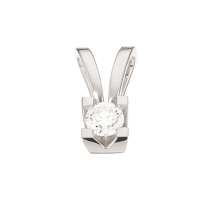 Scrouples - Kleopatra hvidguld vedhæng med 0,20ct diamant