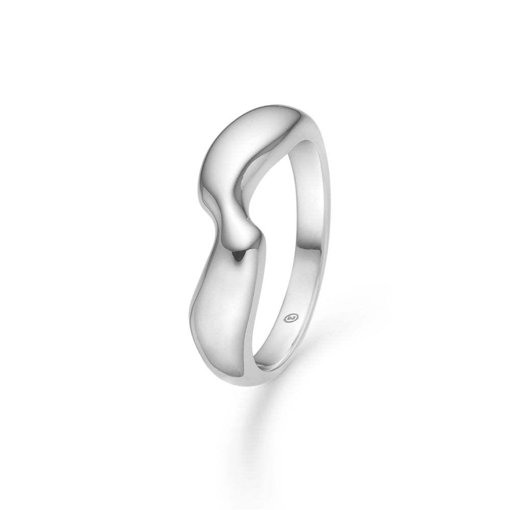 Mads Z - Avery sølv bølge ring - 2140115
