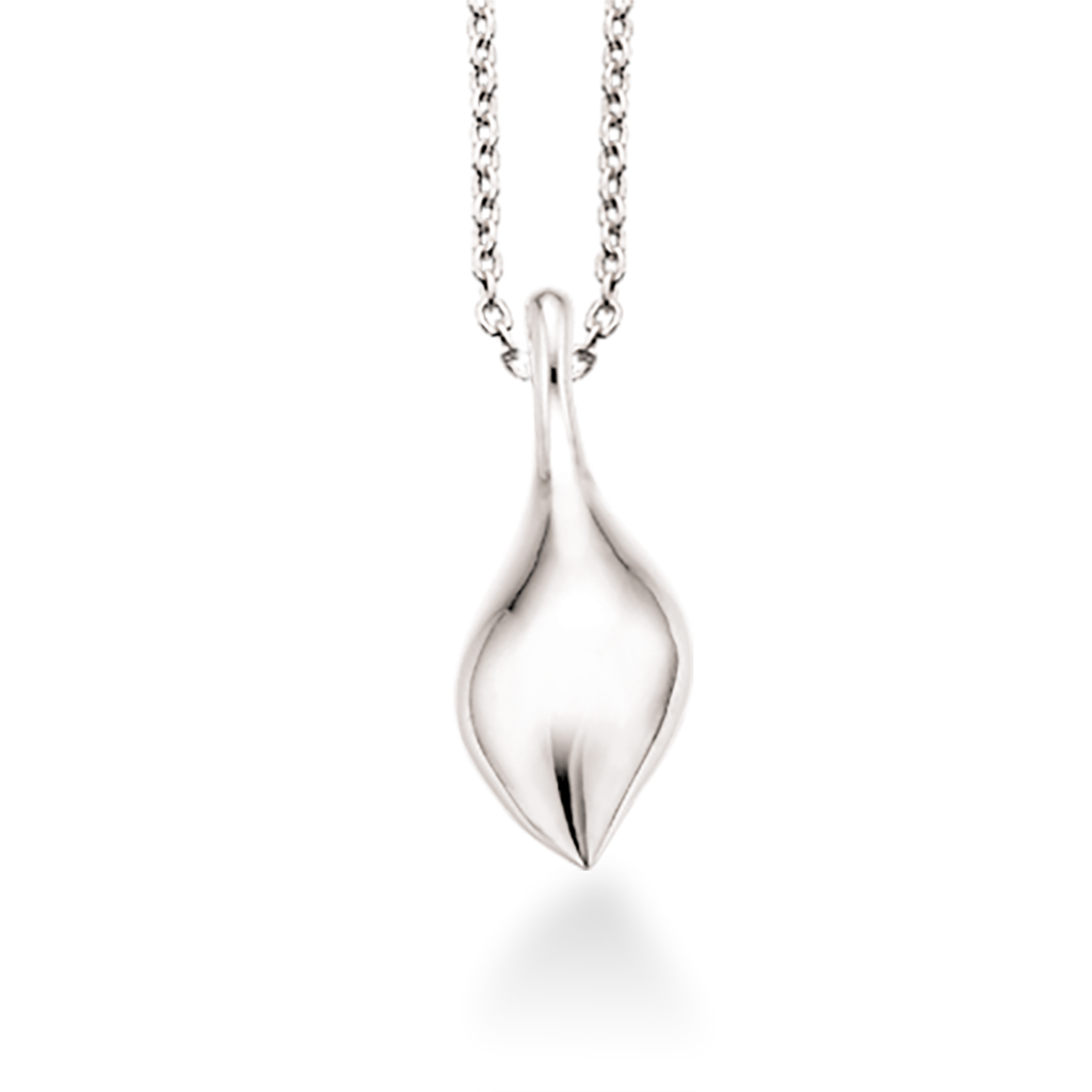 Halskæde med dråbe vedhæng i sølv fra Scrouples - 234012