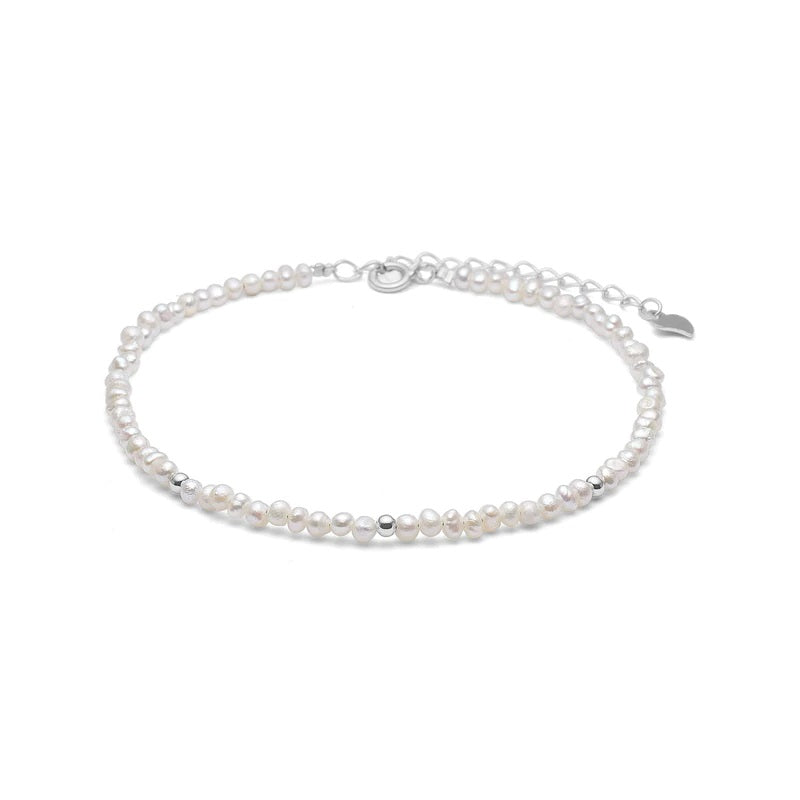Blossom Copenhagen - Perle armbånd med sølv - 27131034-20
