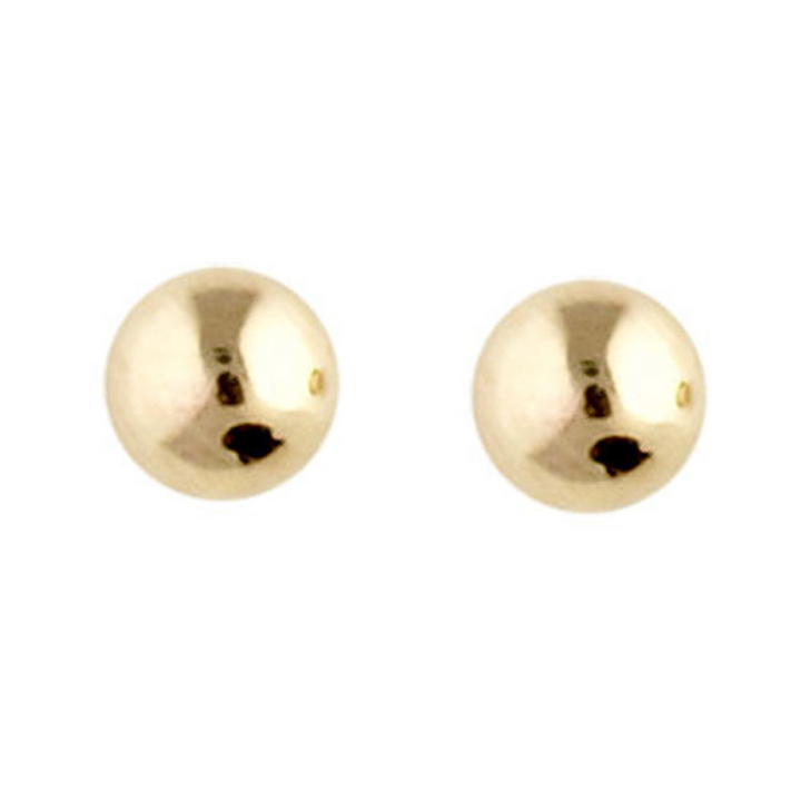 Nordahl - 14 karat guldkugle ørestikker, 5mm - 30310030500