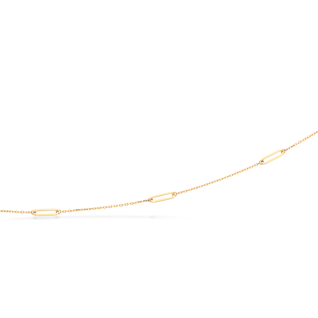 Scrouples - Halskæde i 8kt guld med åbne led - 33703,45