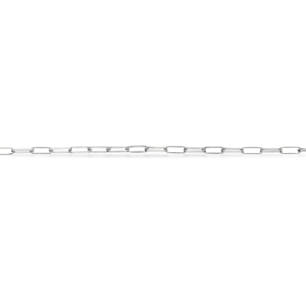 Scrouples - Long links ankelkæde i sølv - 3591