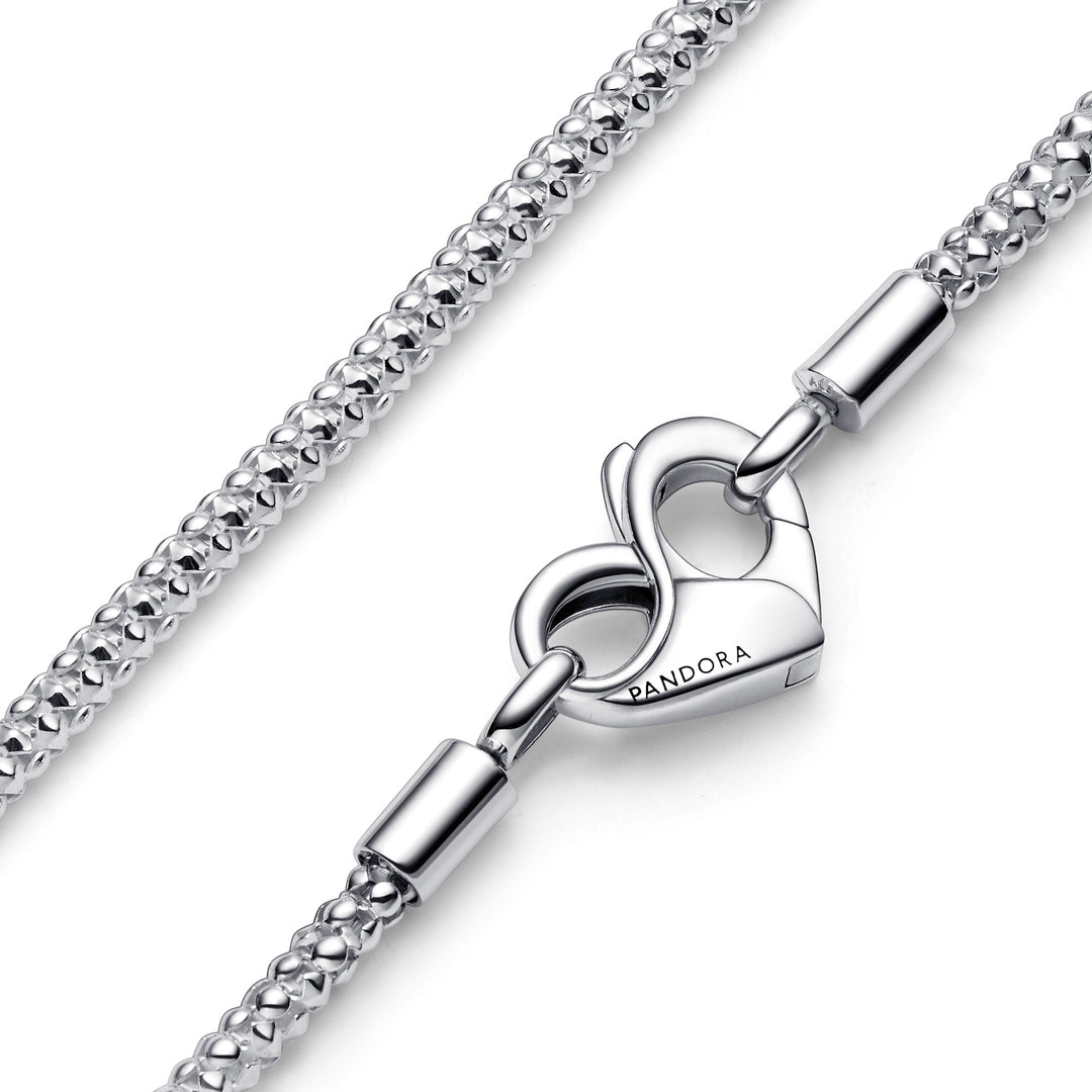 Pandora - Moments halskæde med hjerte lås - 392451c00