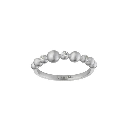 byBiehl - Pebbles band ring i sølv - 5-3802a-r
