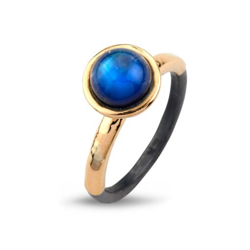 Victoria ring med blå sten-50110272b