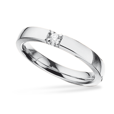 iLove sølv ring med diamant-7112,1