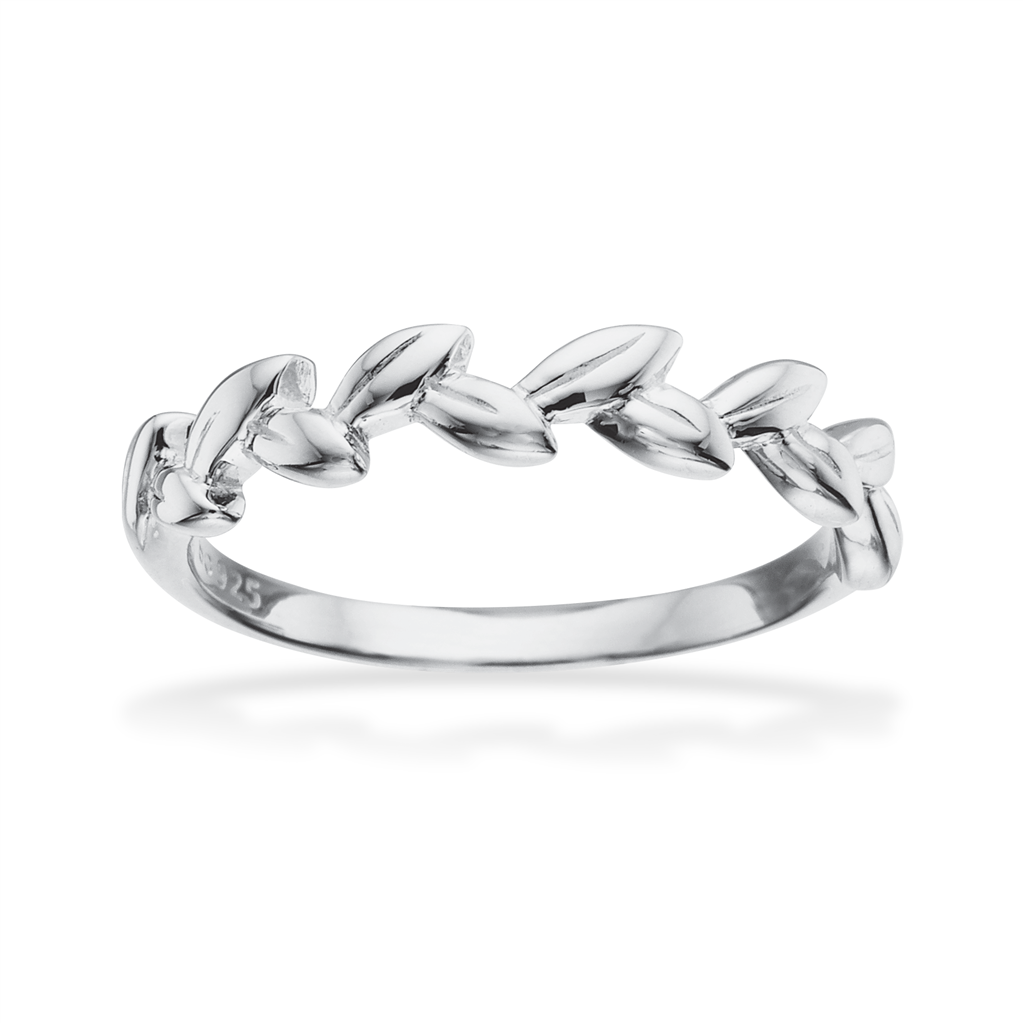 Scrouples - Sølv ring med blade - 727292
