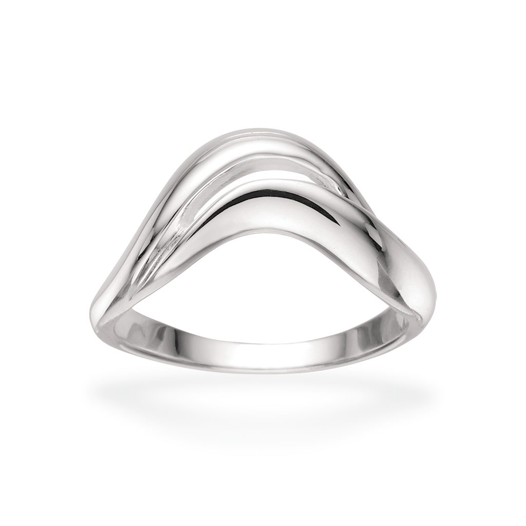 Scrouples - Blank sølv ring - 727832
