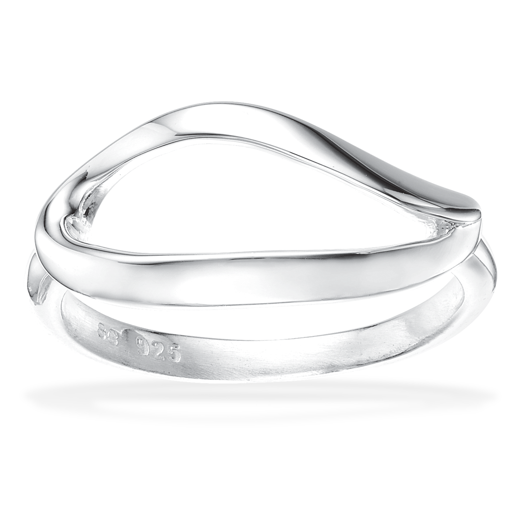 Scrouples - Sølv ring med åben top - 728282