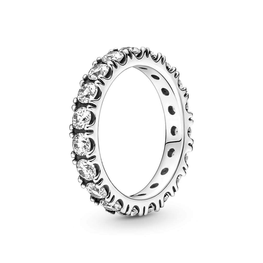 Pandora - Eternity sølv ring med funklende sten - 190050C01