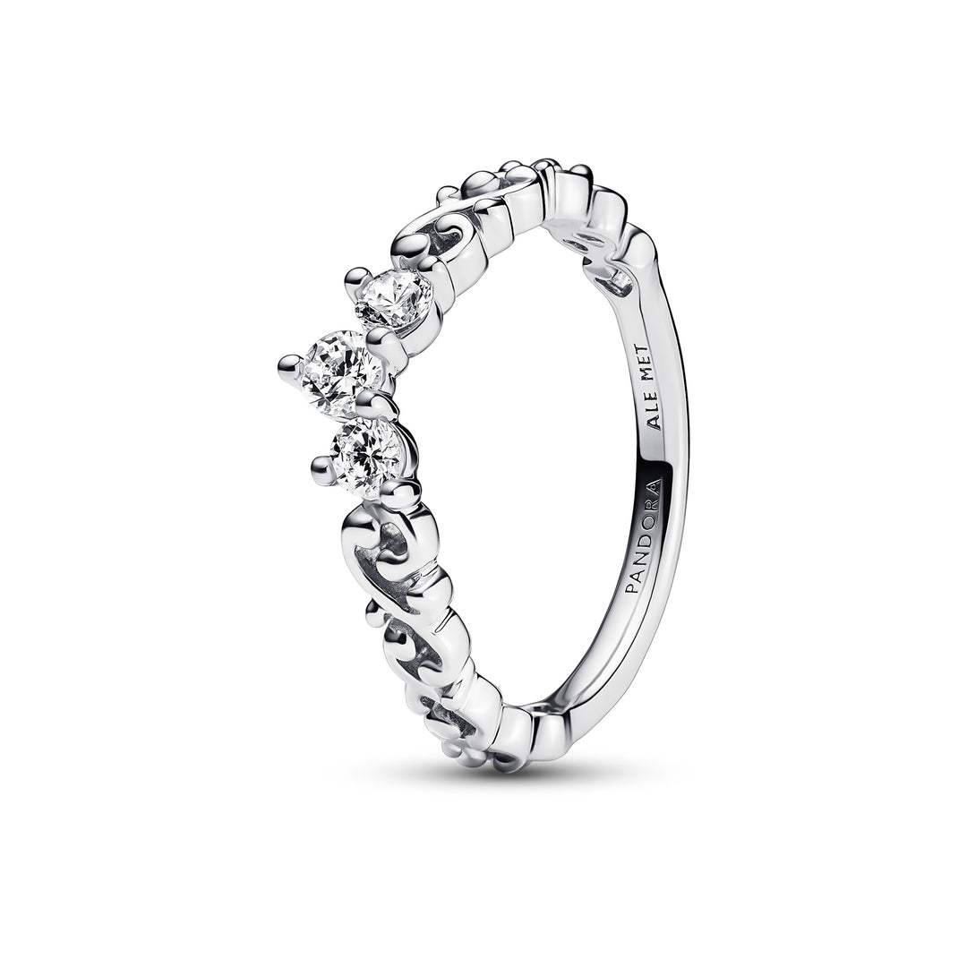 Pandora - Royal Tiara ring i sølv med - 192232c01