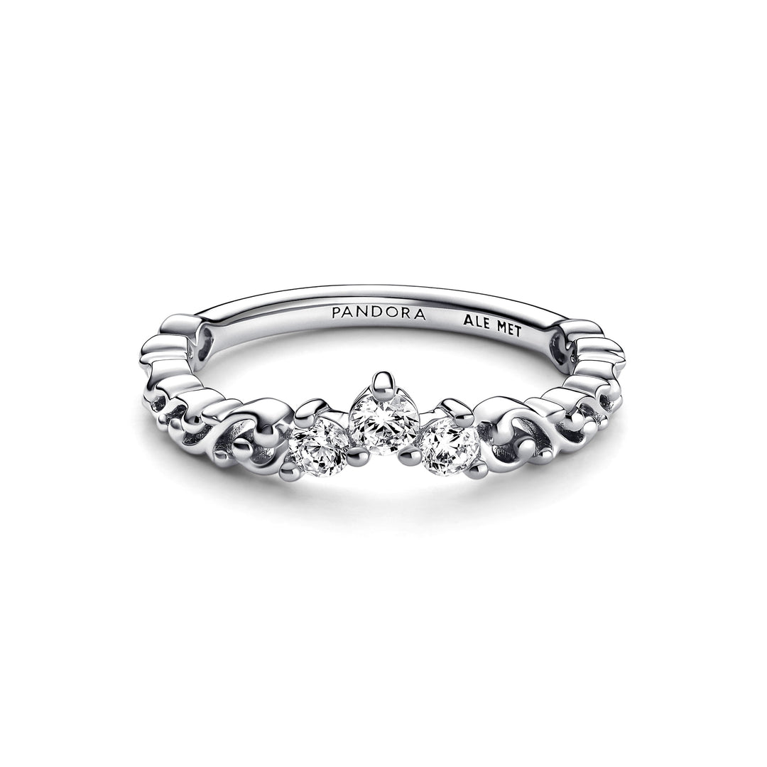 Pandora - Royal Tiara ring i sølv med - 192232c01