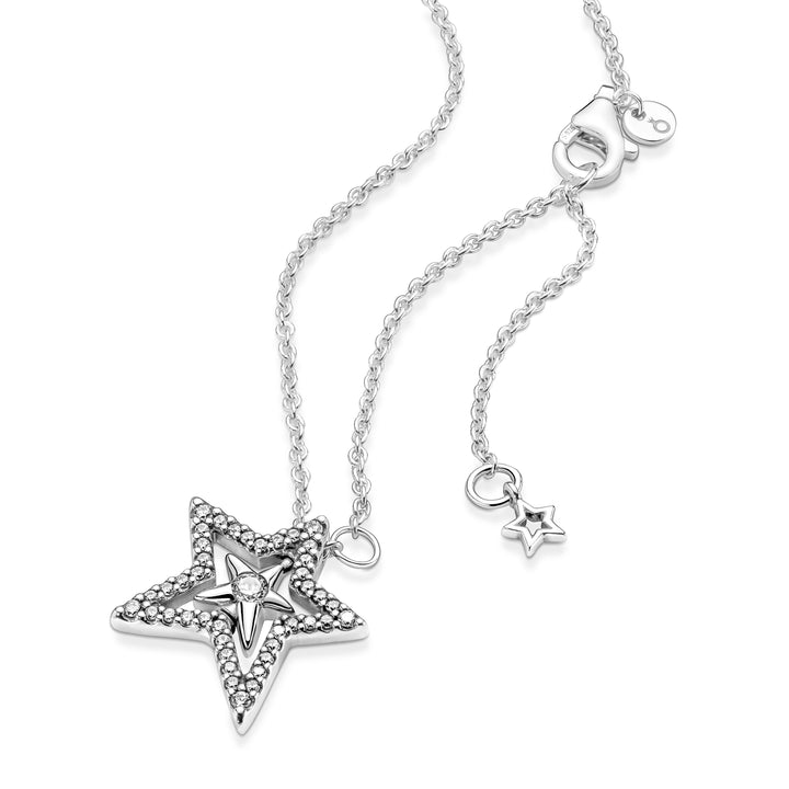 Pandora Spinning star halskæde-390020c01-45