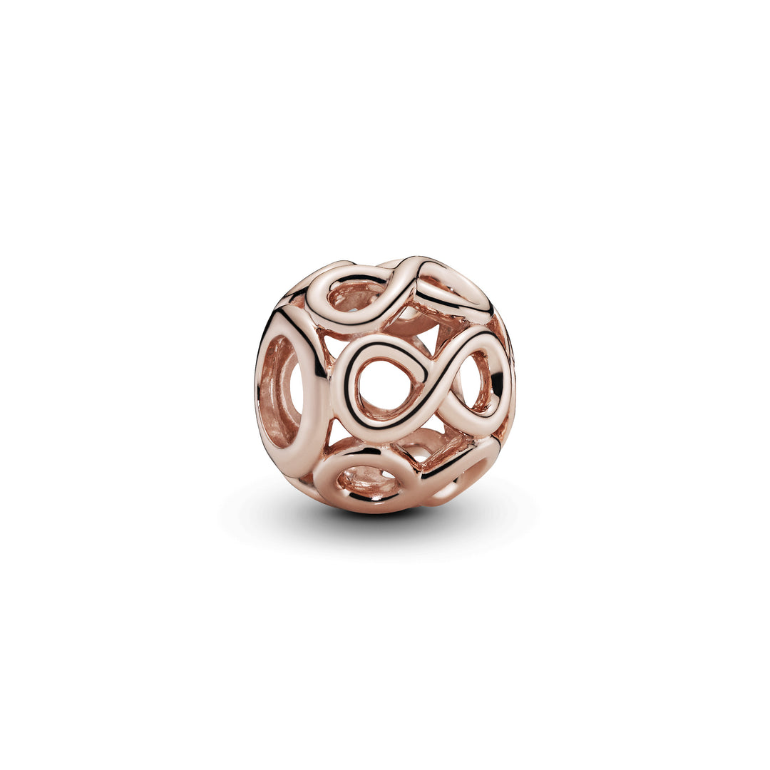 Pandora - Uendeligheds charm i rosa forgyldt - 781872