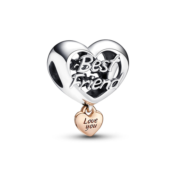 Pandora - Best Friends charm i sølv - 782243c00