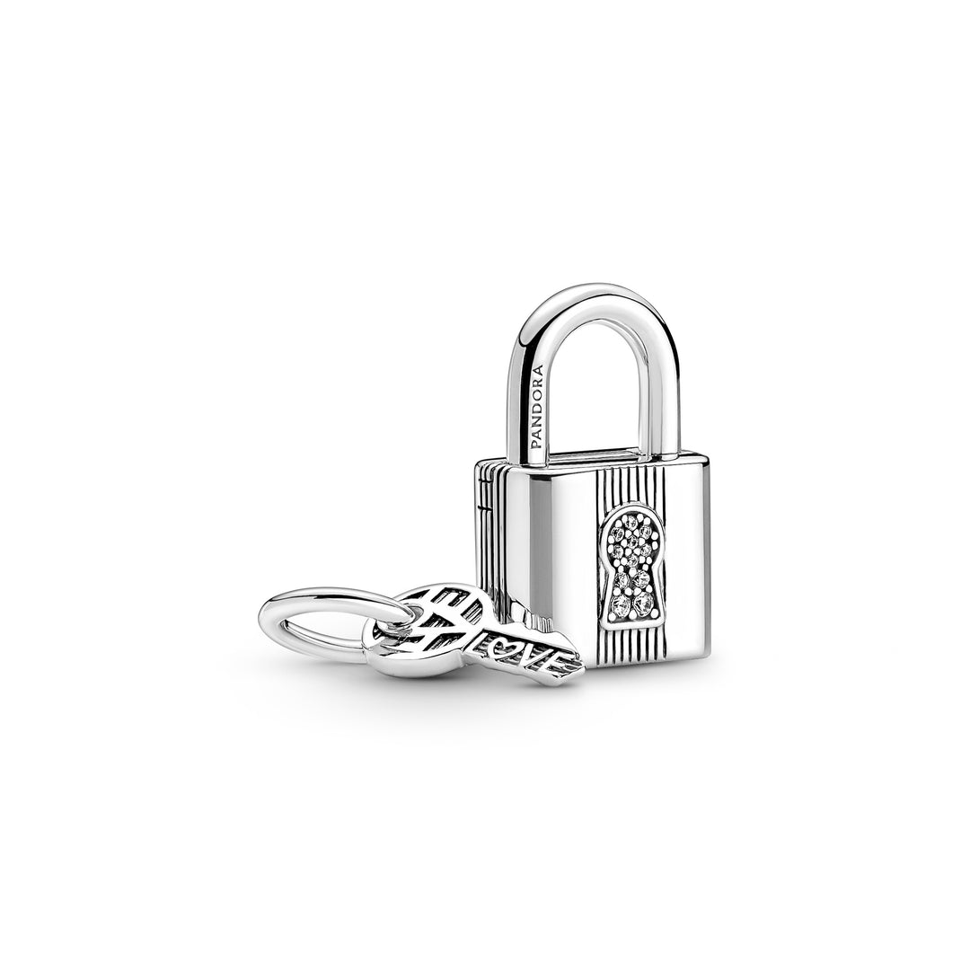 Pandora - Hængelås og nøgle charm - 790088C01