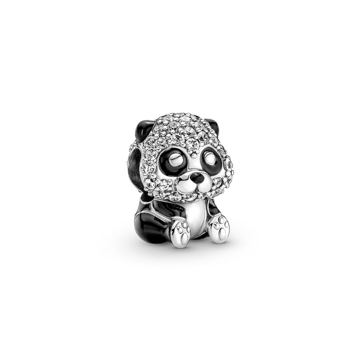 Pandora - Funklende panda charm - 790771c01